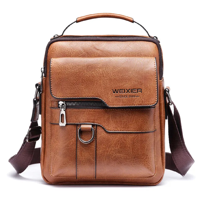 Men's PU Leather Crossbody Bag