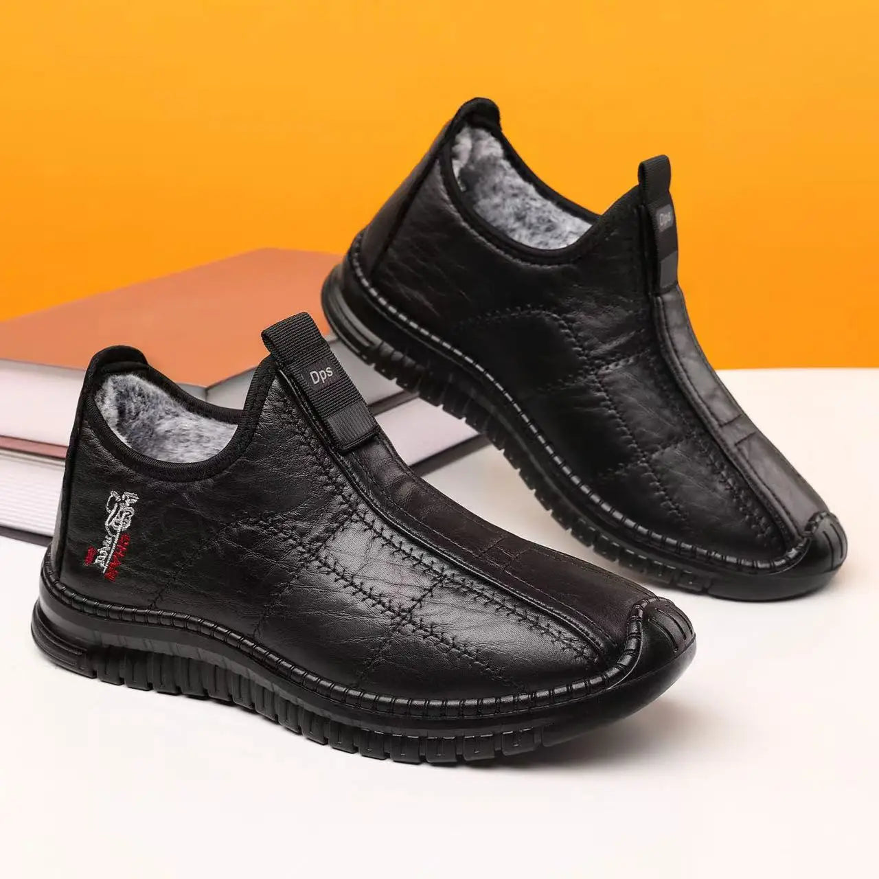 Chaussures Slip-on Sans Lacets à Doublure Chaude & Imperméables - Homme