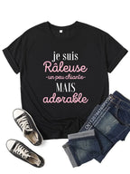 Intims - T-Shirt Col Rond avec Écriture - 28491FR