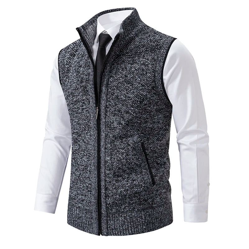 Intims - Gilet sans manches à maille col cheminée pour Homme - 87342FR