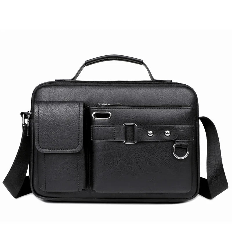 Sac Bandoulière à Multi-Poches en Cuir PU