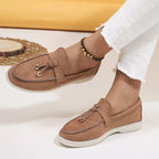 Intims - Mocassins Femme Rétro en Cuir Ultra Confort