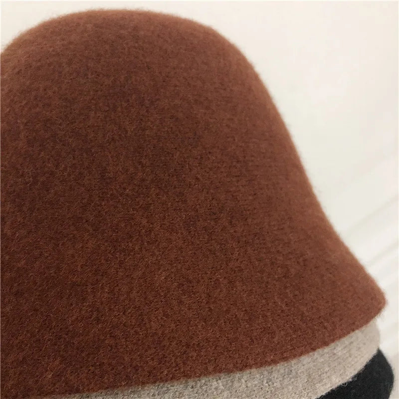 Chapeau Cloche Rétro en Laine