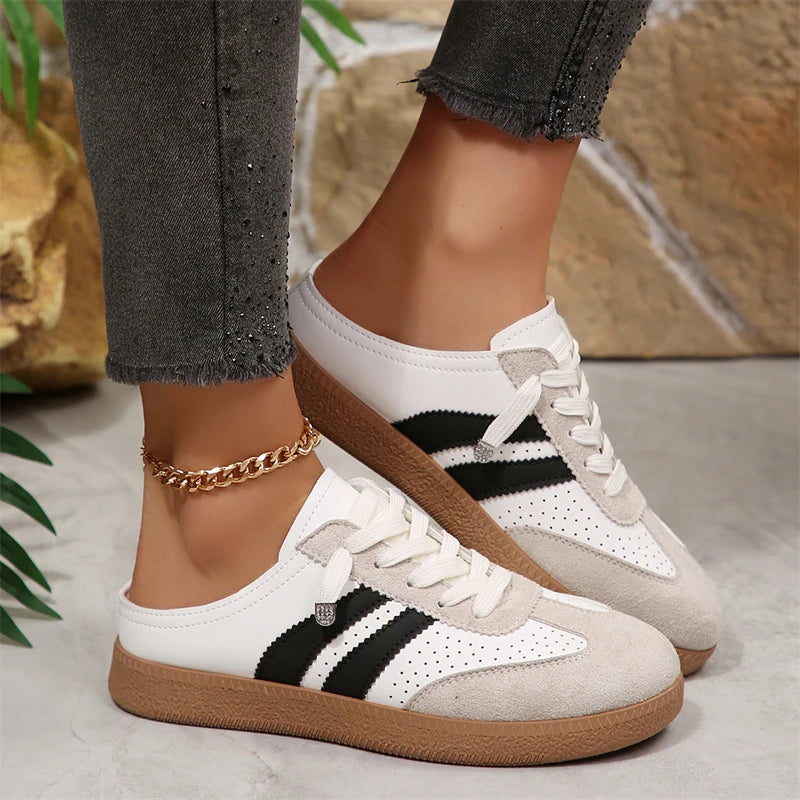 Baskets de Ville Slip-On Confortables Femme - Faciles à enfiler
