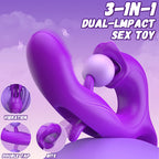 VelvetKiss – Stimulateur Féminin Rechargeable à Tapotement et Vibration, Massage Intime et Point G