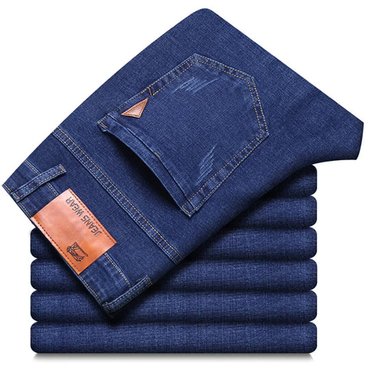 Jean Denim Coupe Droite Extensible - Homme