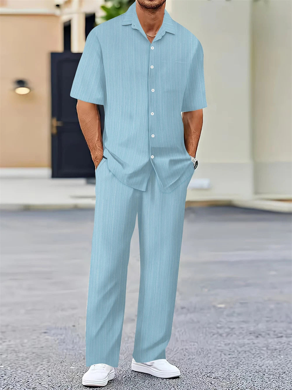 Intims - Ensemble Chemise & Pantalon Casual/ Chic - Tendance 2025