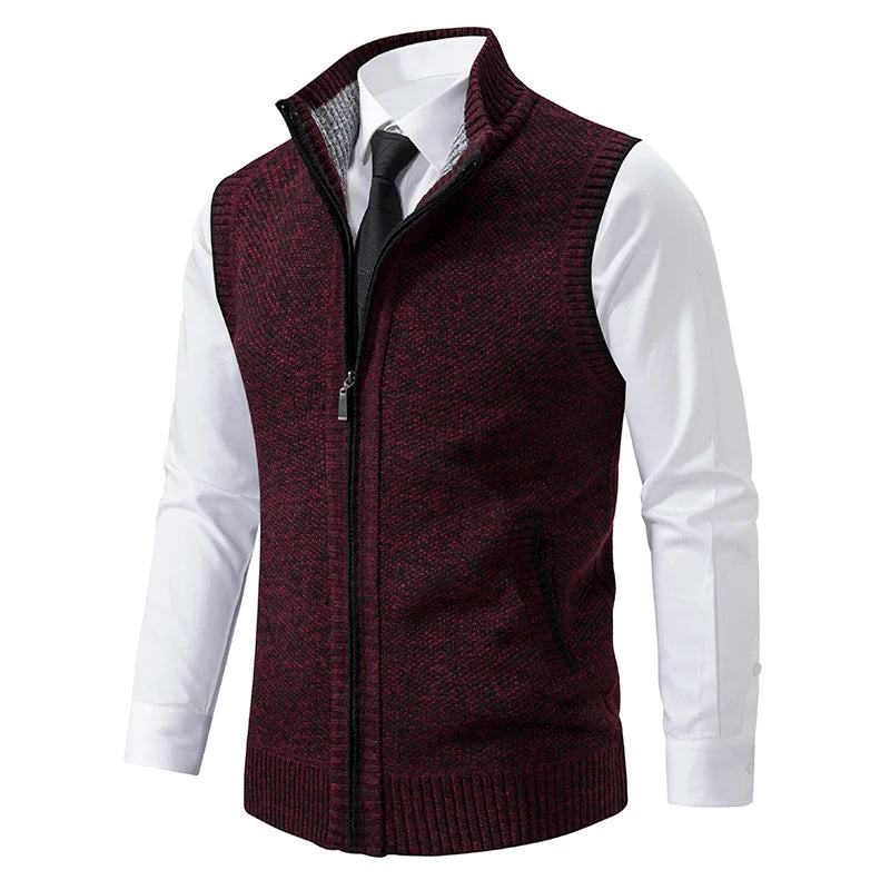 Intims - Gilet sans manches à maille col cheminée pour Homme - 87342FR