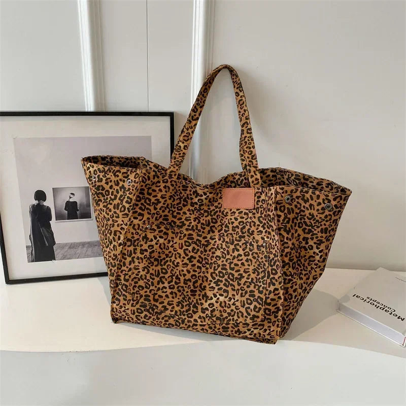 Intims - Grand Sac Cabas Fourre-Tout à Motif Léopard - 10001FR