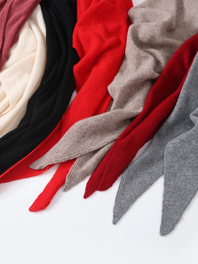 Châle 2 en 1 Écharpe en 100% Laine