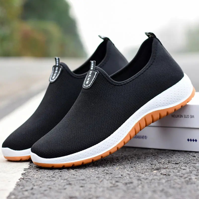 Chaussures Slip-On en Tissu Respirant pour Homme