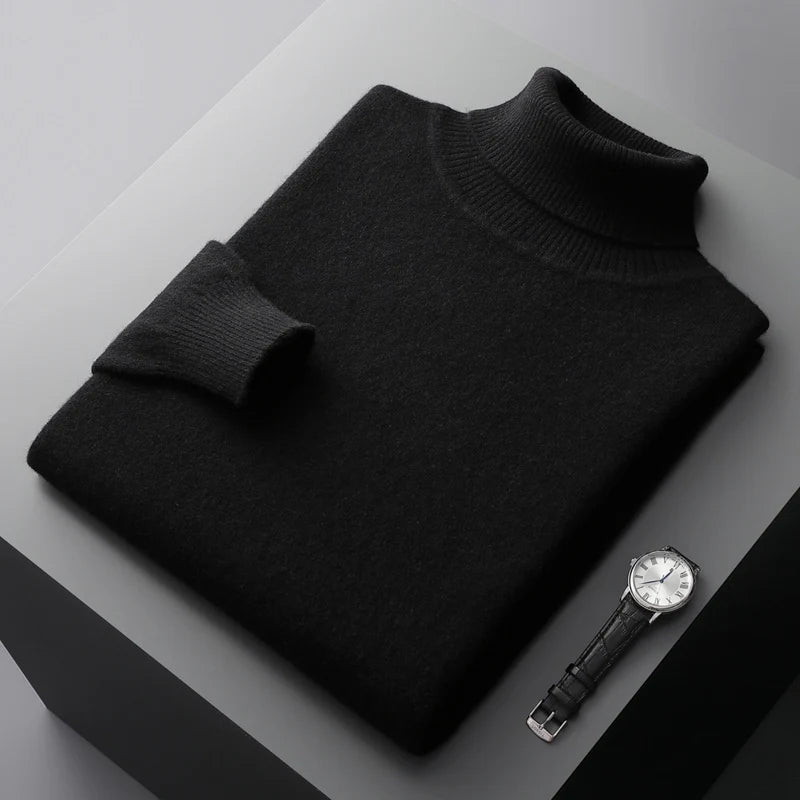 Pull Col roulé 100% Laine de mérinos