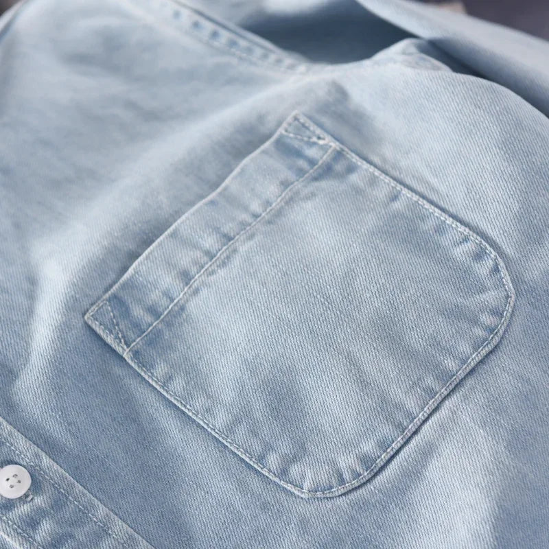 Intims - Chemise en Jean 100% Coton à Manches Longues pour Hommes - 58231FR
