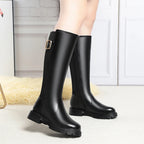 Intims - Bottes montantes en cuir de vache avec boucle pour Femme - 10002FR