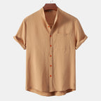 Intims - Chemise Décontractée à Col Mao Printemps & Été pour Hommes - 29471FR
