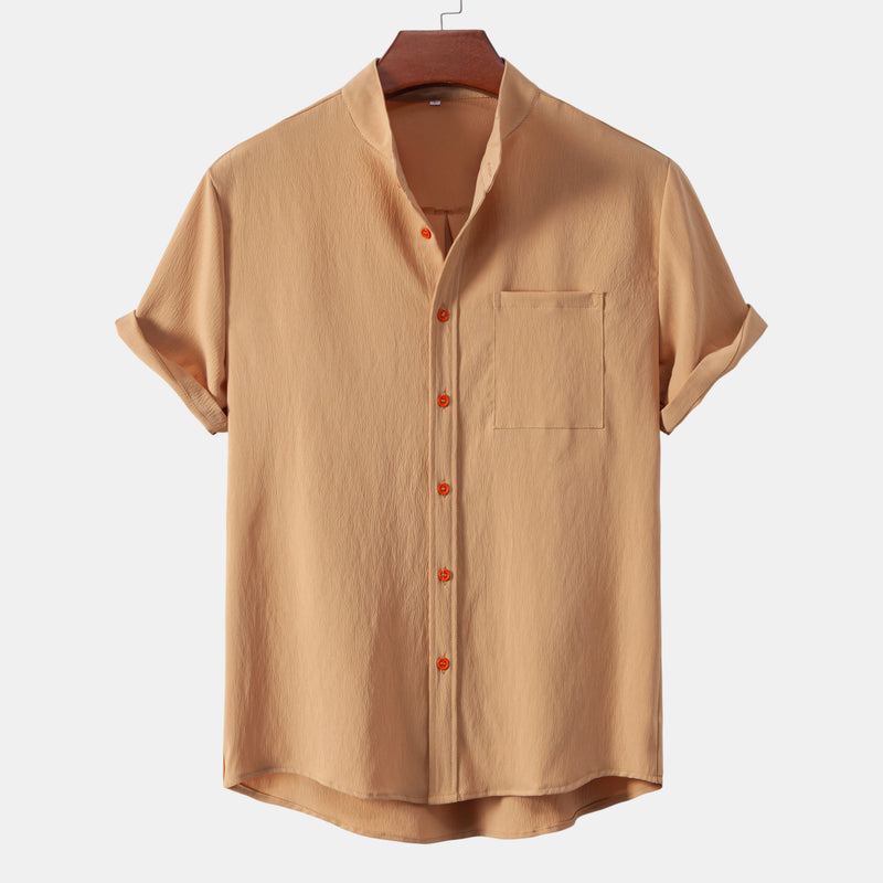 Intims - Chemise Décontractée à Col Mao Printemps & Été pour Hommes - 29471FR