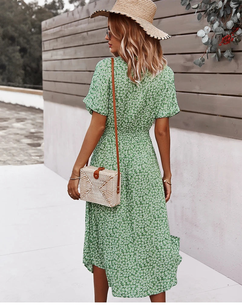 Intims - Robe Midi Imprimée à Fleurs pour Femme - 97531FR