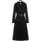 Intims - Robe 2 en 1 avec Ceinture Veste Tailleur et Jupe Plissée - 19482FR