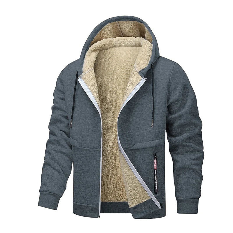 Gilet Décontracté à Capuche & Doublure Polaire - Homme