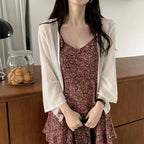Intims - Cardigan d'été Court Blanc en Maille Légère pour Femme - 75319FR