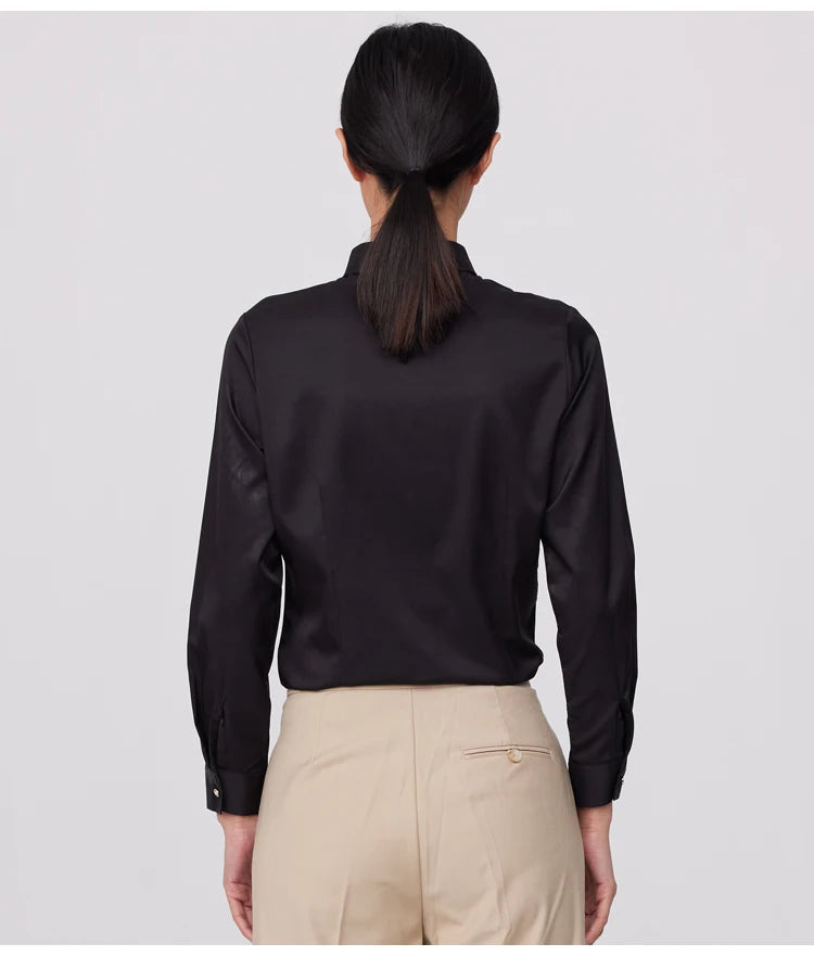 Intims - Chemise à manches longues toucher soie pour Femmes - 49283FR