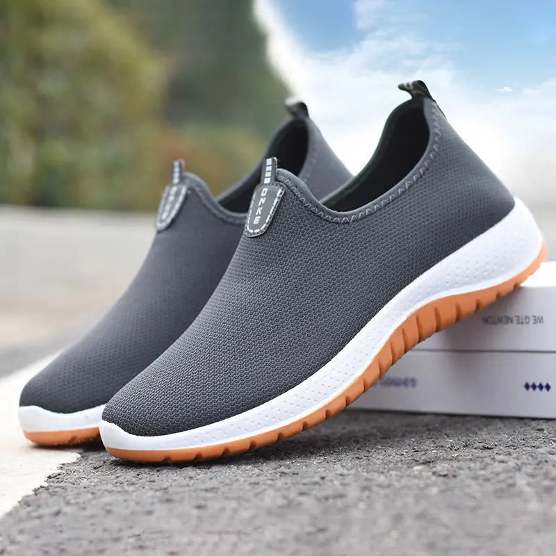 Chaussures Slip-On en Tissu Respirant pour Homme