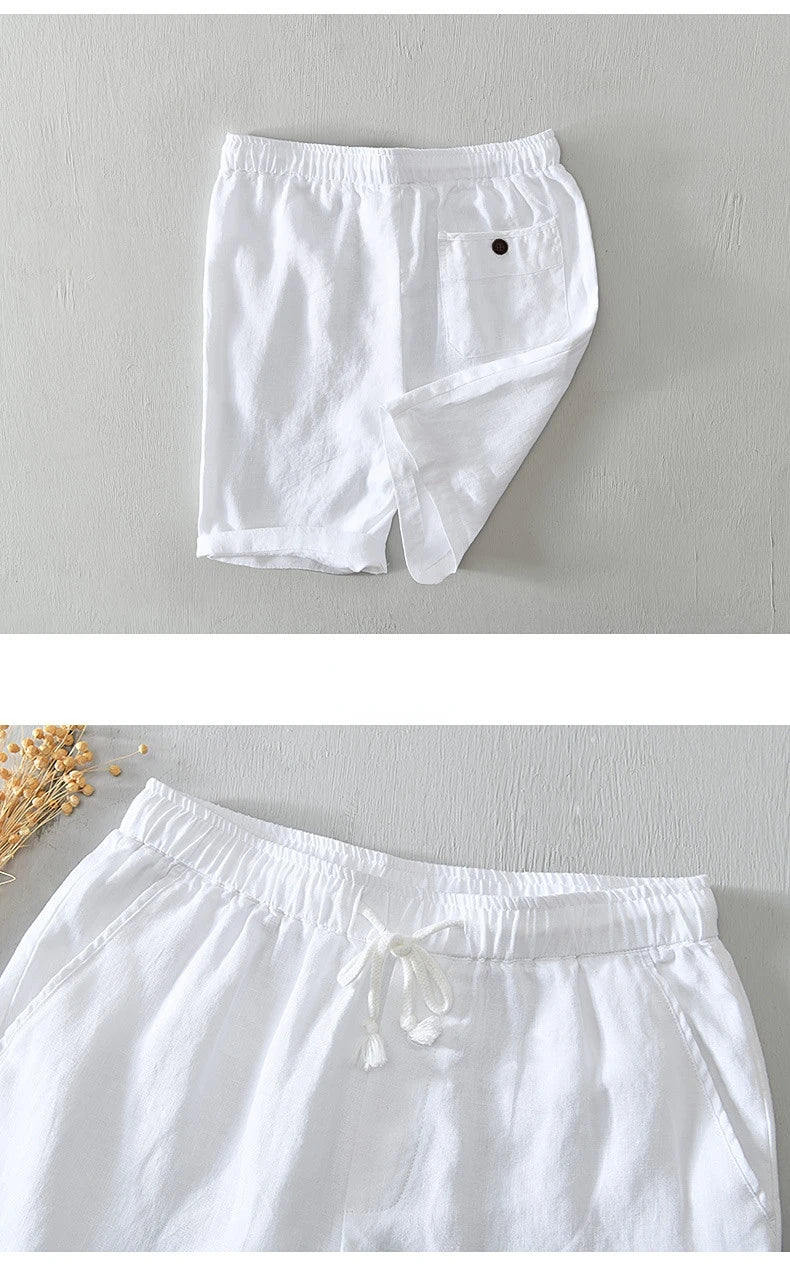Intims - Shorts en Lin 100% pour Hommes - 90123FR