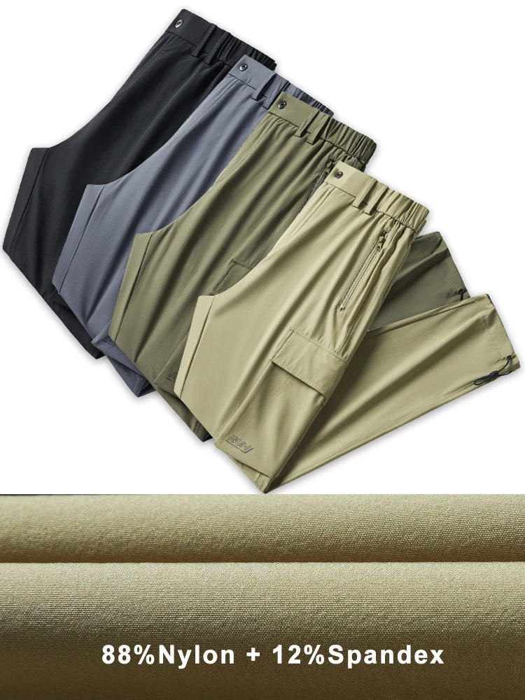 Intims - Pantalon Cargo Été Séchage Rapide Multi-Poches pour Hommes - 67891FR