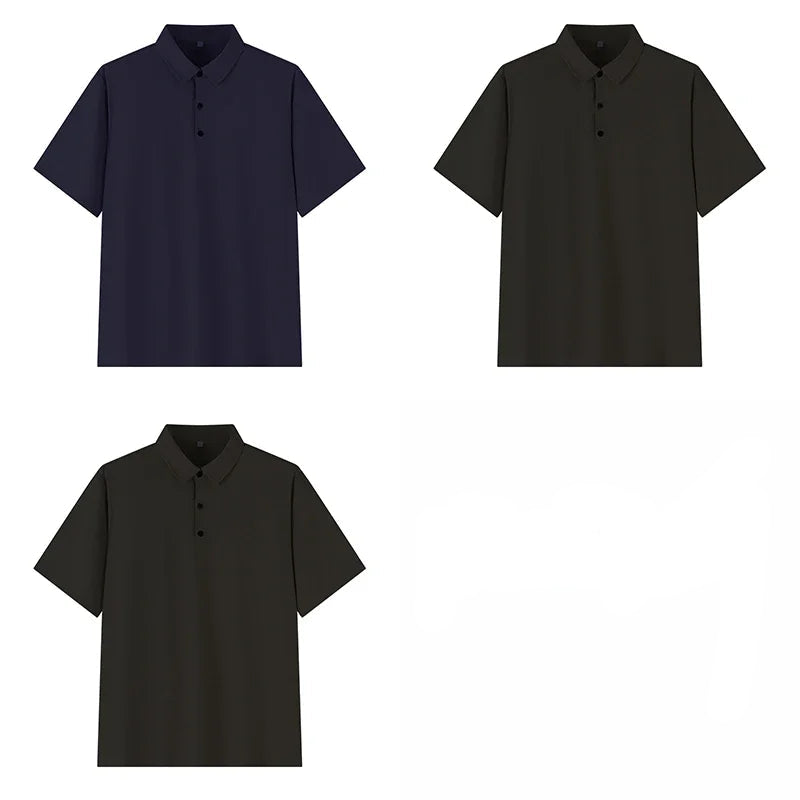 Intims - Lot de 3 Polos Manches Courtes en Grandes Tailles pour Hommes - 48321FR