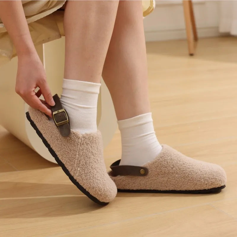 Mules Teddy en Peluche ULTRA Chaudes & Moelleuses