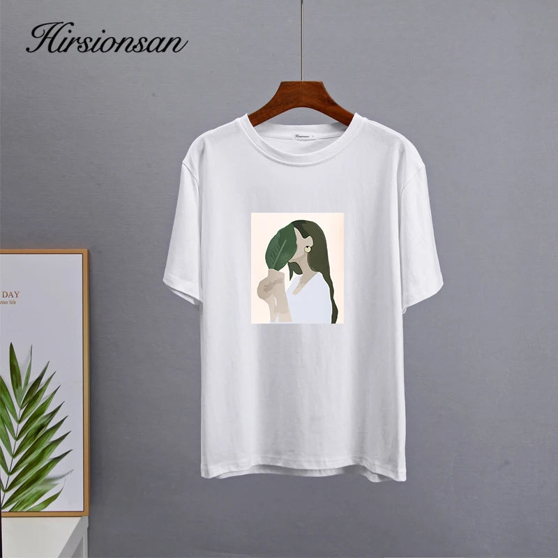T-shirt en Coton ample à imprimé Femme tropical