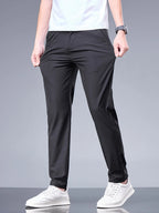Pantalon décontracté coupe droite
