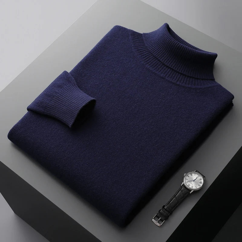 Pull Col roulé 100% Laine de mérinos