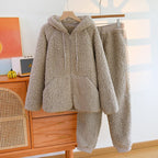 BEARY - Ensemble d'intérieur Chaud & Doux en Flanelle