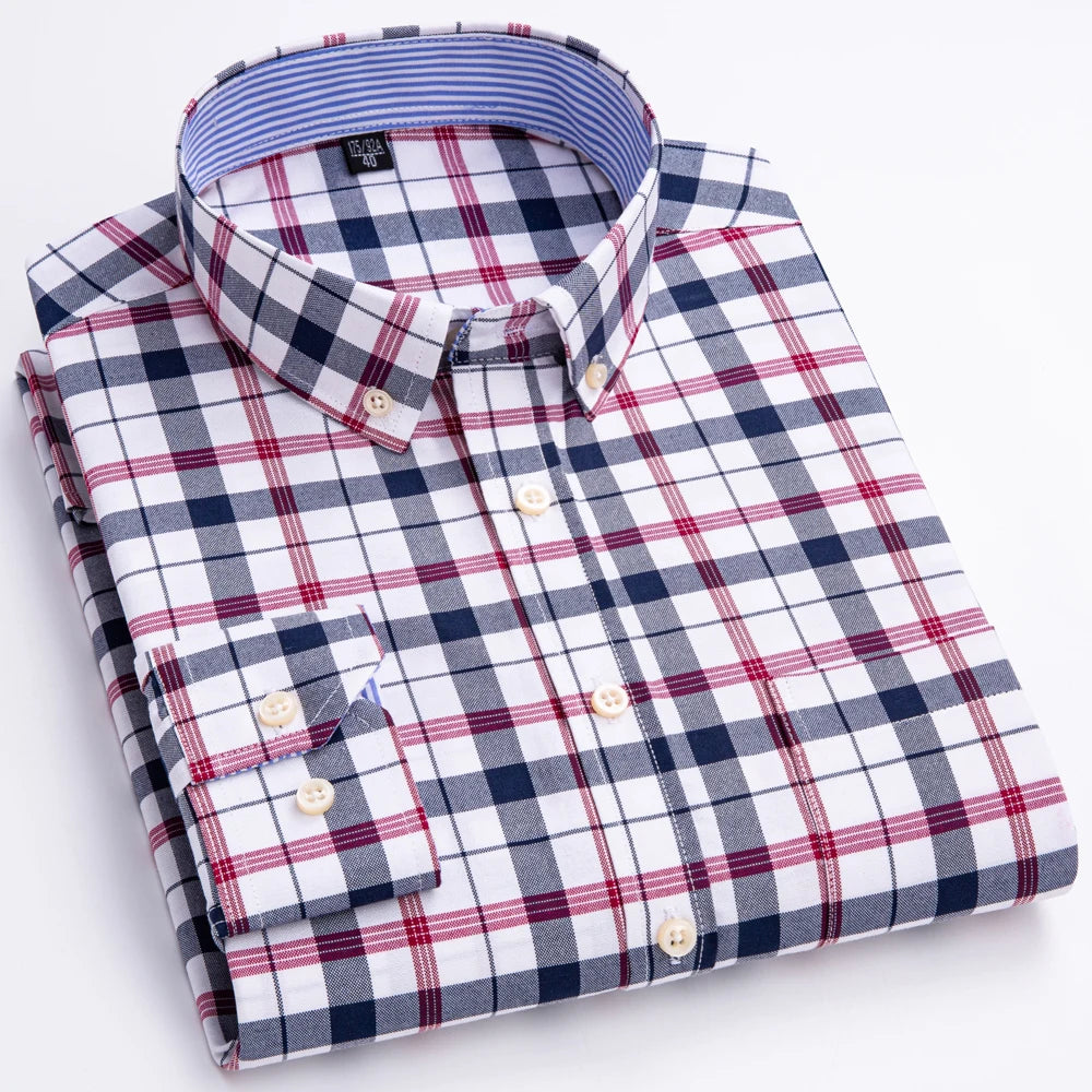 Intims - Chemise Décontractée à Carreaux/Rayures en Coton pour Hommes - 31452FR