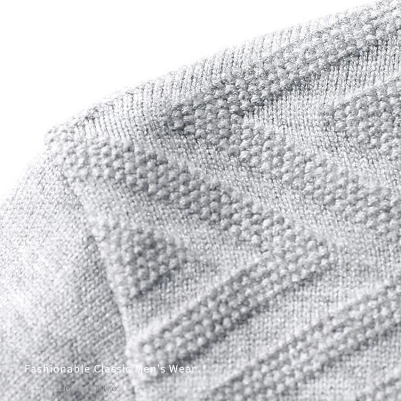 Pull 2 en 1 avec Chemise à Rayures - Homme