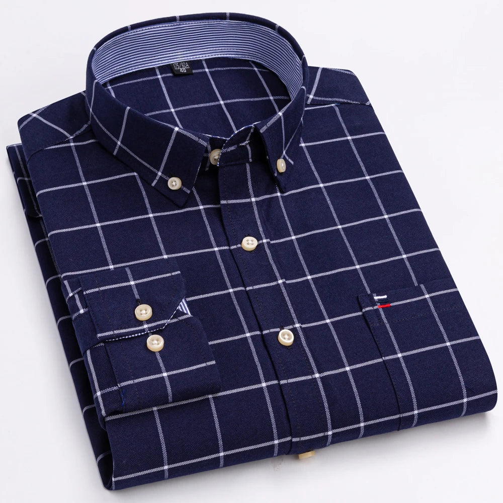 Intims - Chemise Décontractée à Carreaux/Rayures en Coton pour Hommes - 31452FR