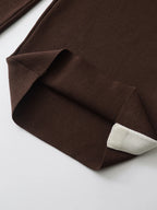 Ensemble 2PCS Sportif Casual & Chic Marron/ Blanc