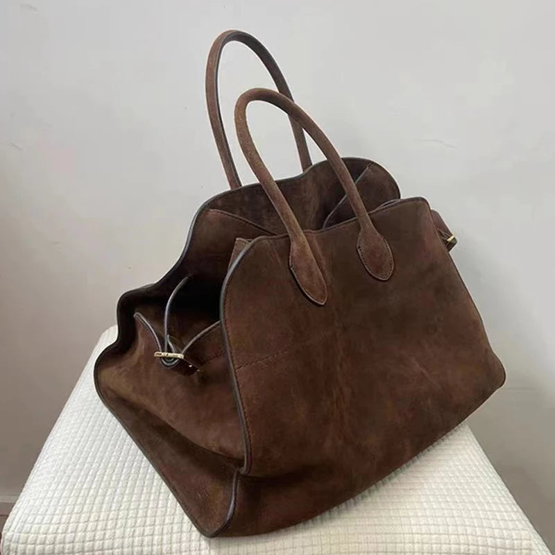 Sac à main grande capacité en Daim