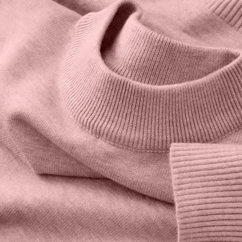 Men's BASIC Round Neck Wool Knit Sweater