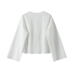 Intims - Chemisette à lacets en coton & en lin pour femme - 46291FR