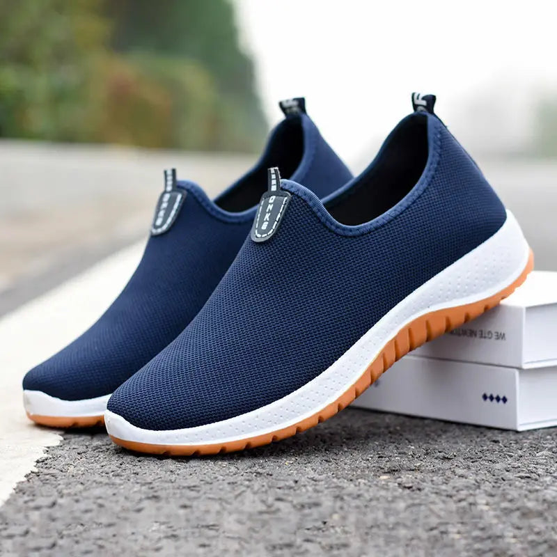 Chaussures Slip-On en Tissu Respirant pour Homme