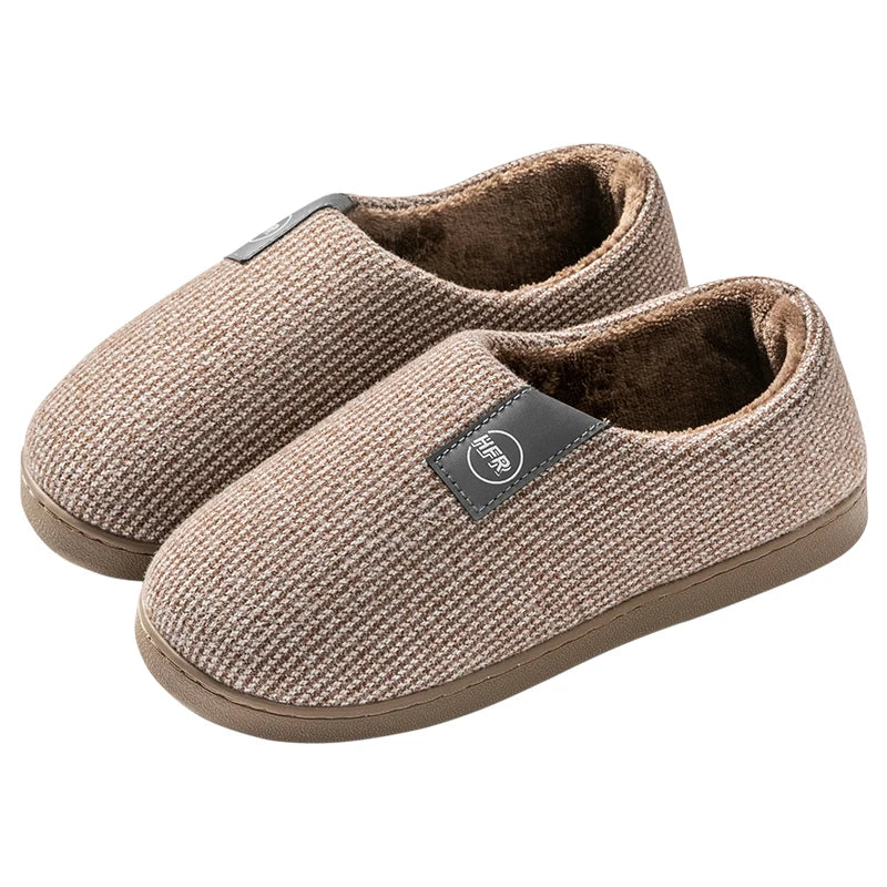 Pantoufles Antidérapantes et Chaudes en Coton & Polaire