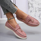 Intims - Mocassins Femme Rétro en Cuir Ultra Confort