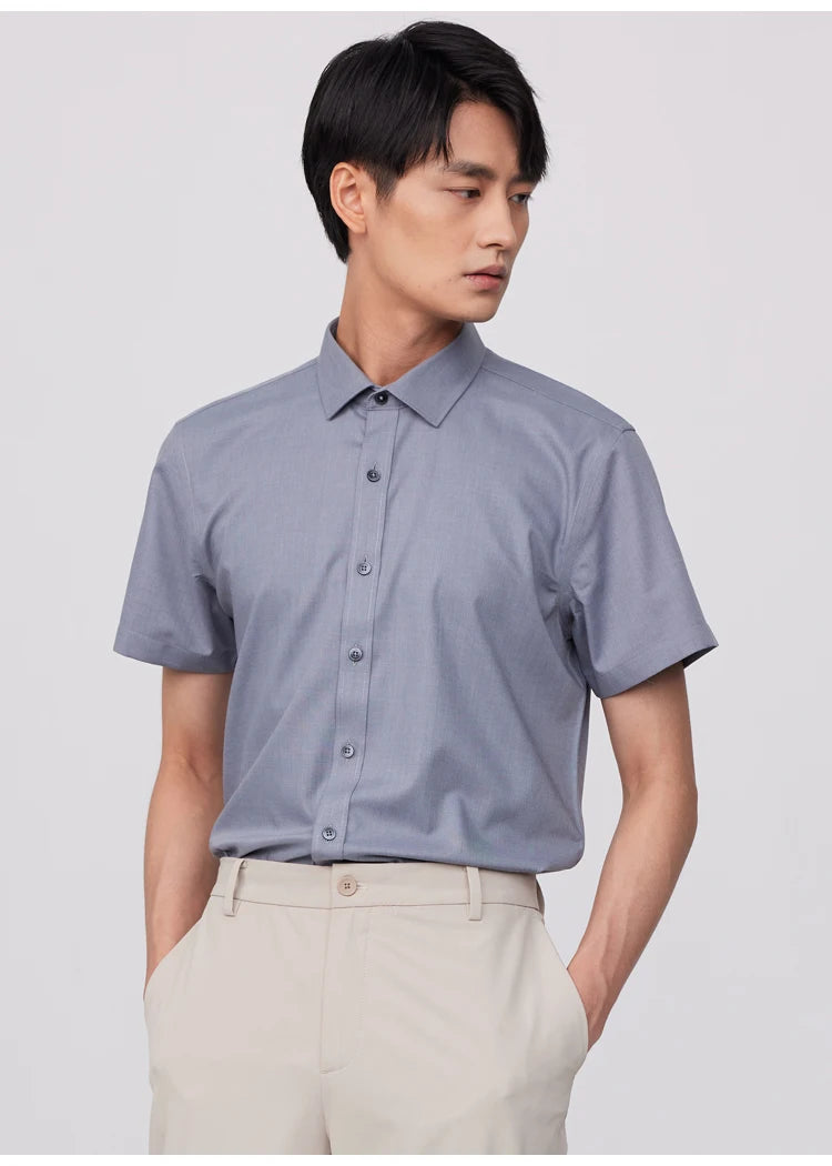 Intims - Chemise Classique Manches Courtes en Fibre de Bambou pour Hommes - 00131FR
