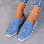 Intims - Mocassins Femme Rétro en Cuir Ultra Confort