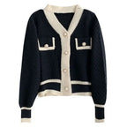 Cardigan Chic avec Bouton en Perle