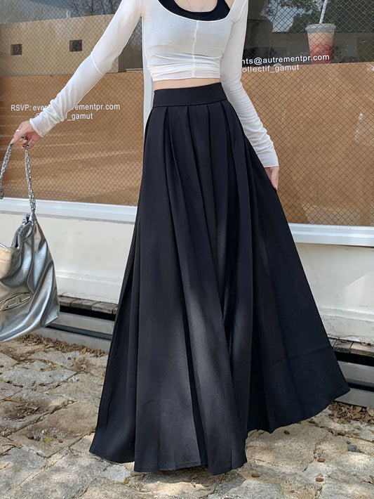 Intims - Longue jupe plissée taille haute pour Femmes - 76193FR