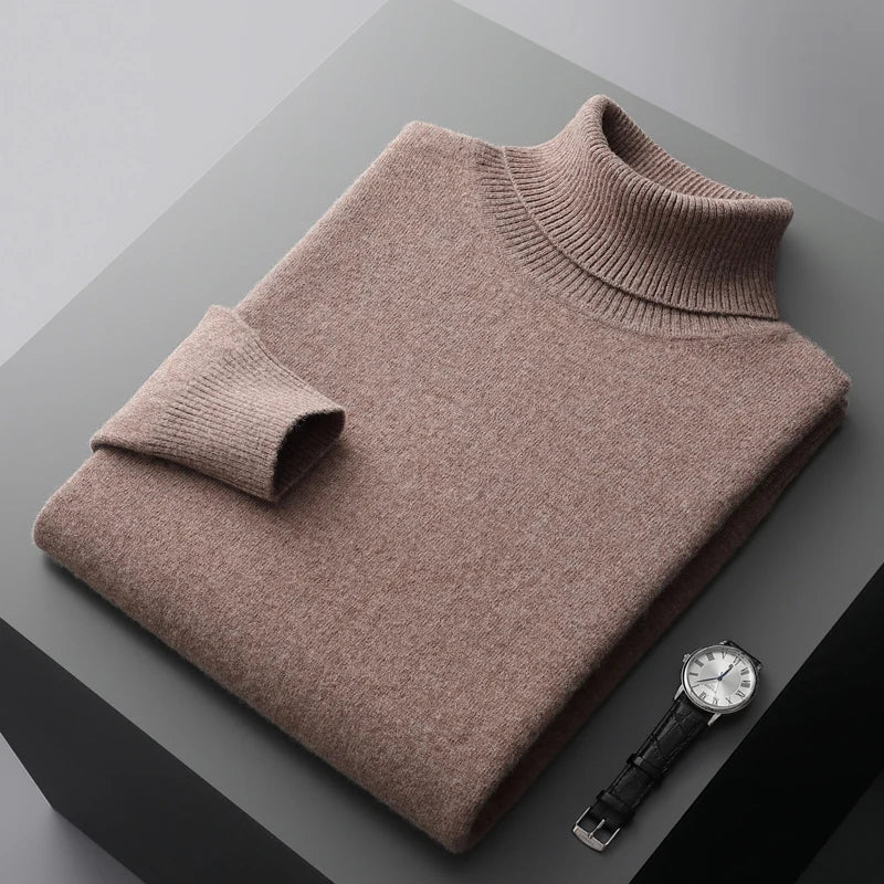 Pull Col roulé 100% Laine de mérinos
