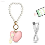 Little Heart - Mini Vibromasseur Coeur Porte-Clé - 9 Vibrations + APP